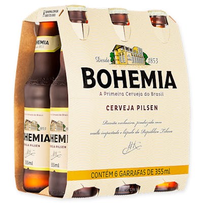 Bohemia 355ml -  Pack com 6 unidades